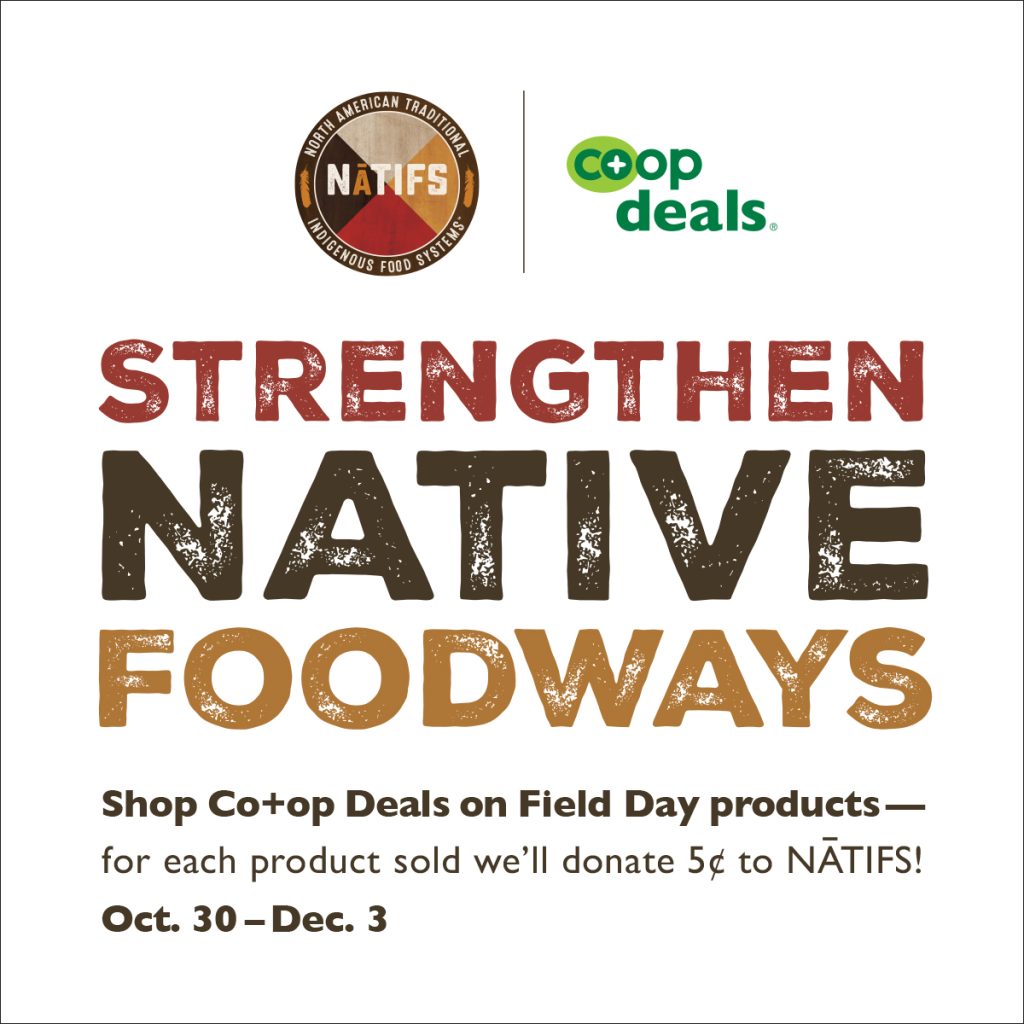Strengthen Native Foodways notice