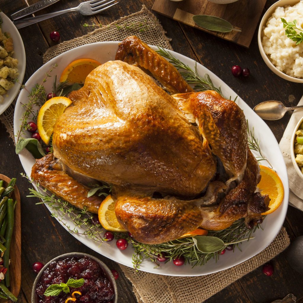 Roasted turkey